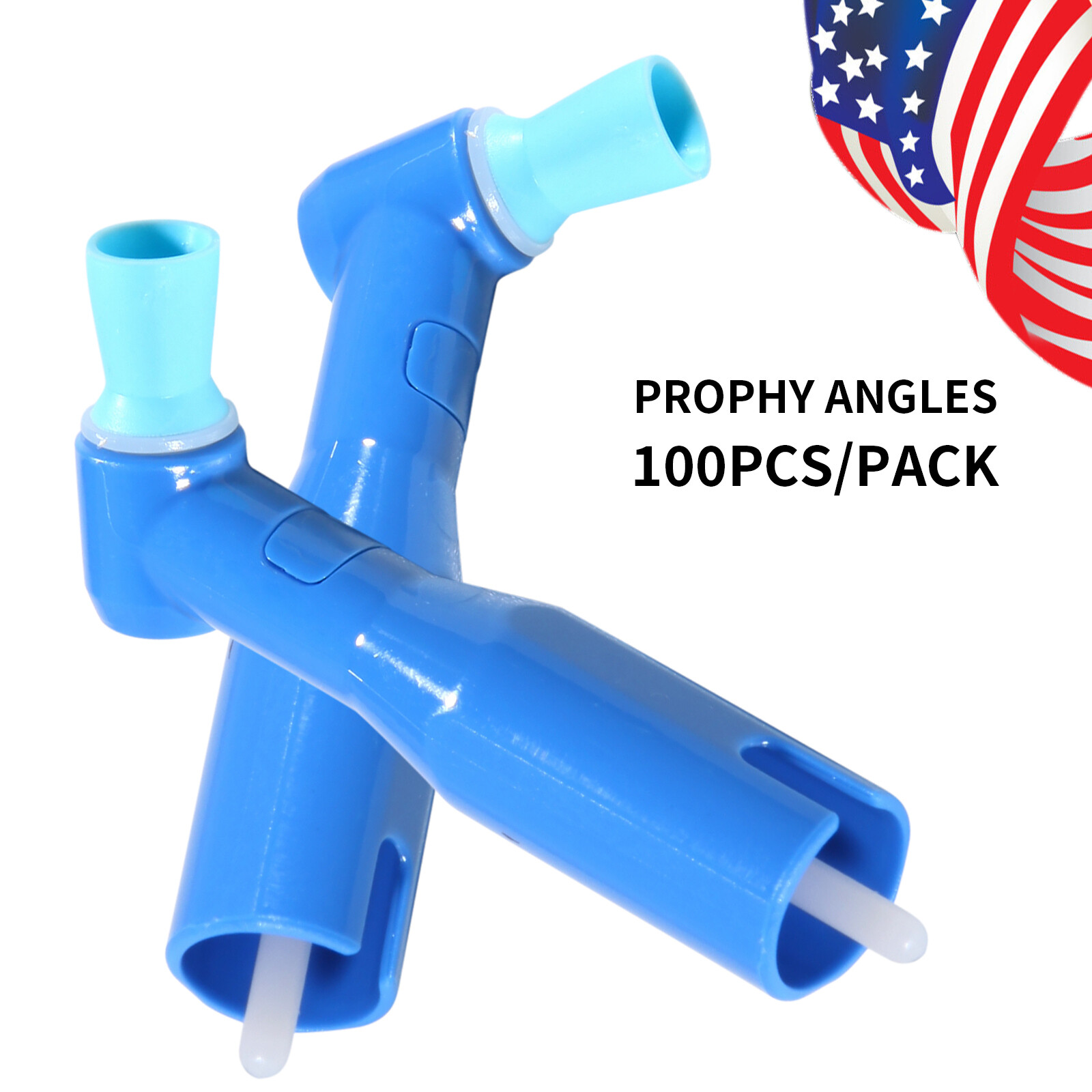Dental Disposable Prophy Angles Regular Latex Free Contra Angle 105° Firm 100pcs