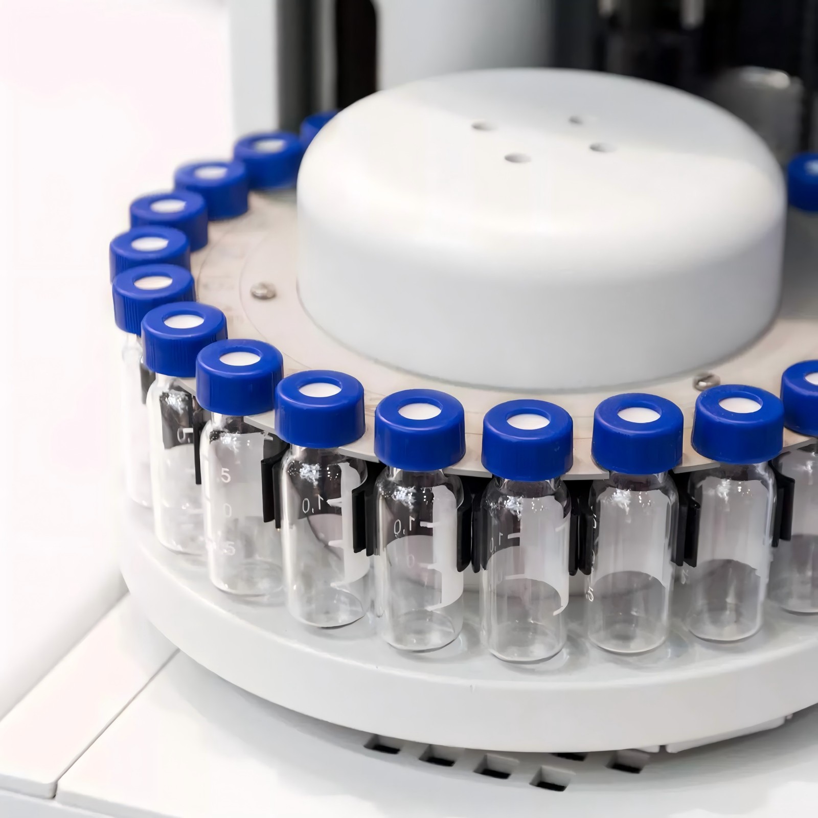 1000x2ml Autosampler Vials+Pre-Slit Caps 9-425 Glass Bottle Screw Top HPLC GC UA