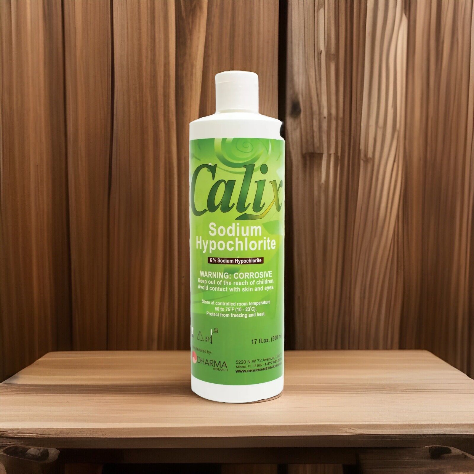 6% Sodium Hypochlorite Solution 17oz Bottle #28-00007 Exp. 2025-10