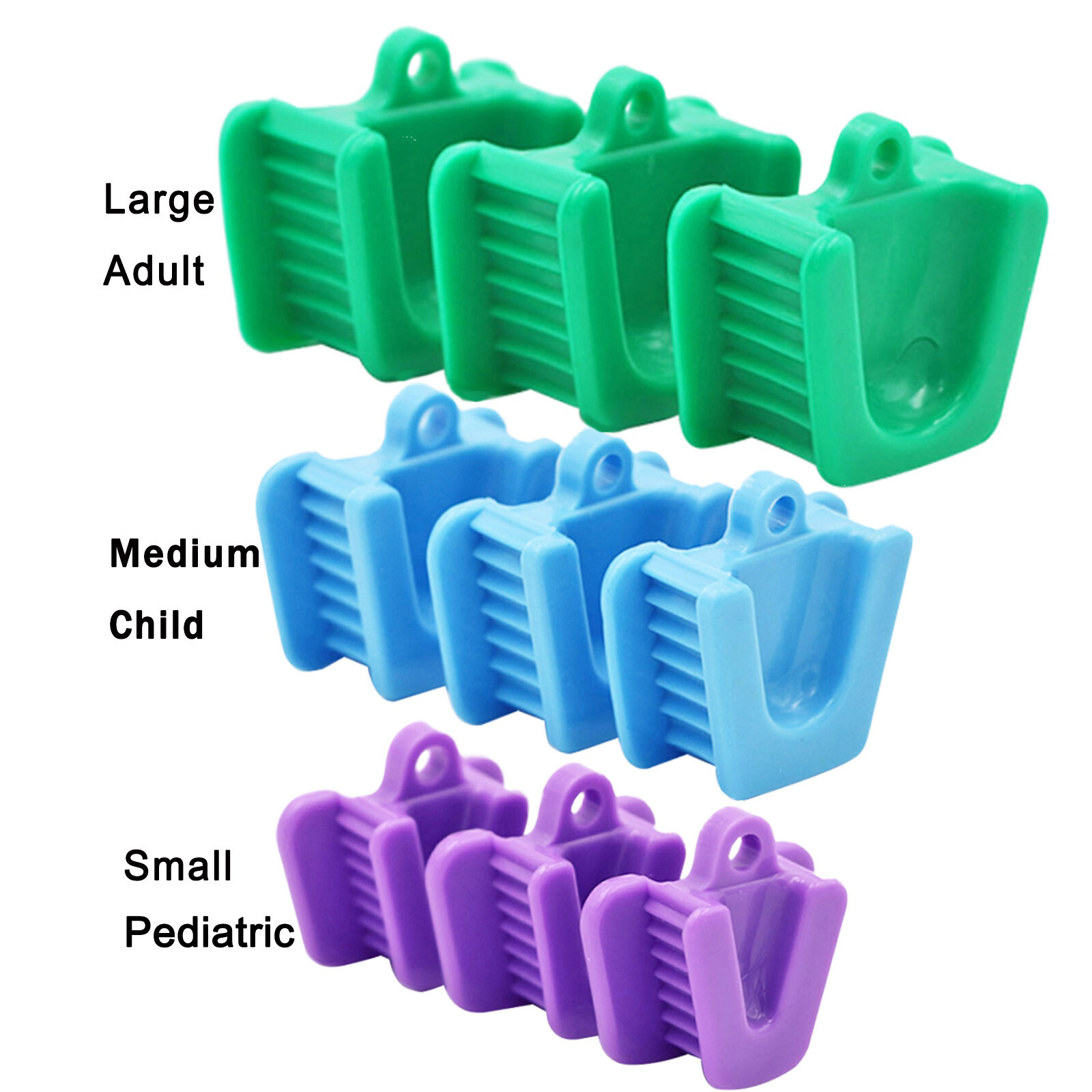 Dental Bite Block rubber Mouth Props opener retractor 134℃ Autoclave Child/Adult