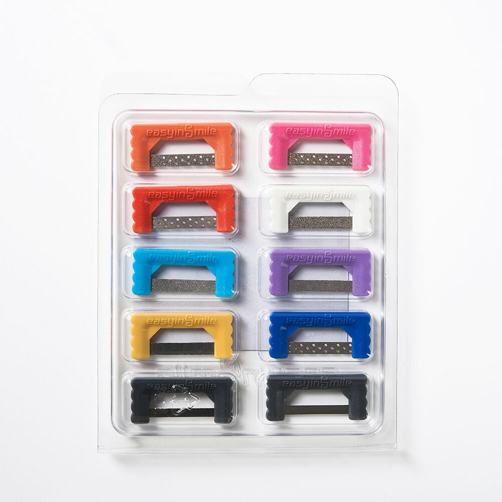 10pc Dental Interproximal Reduction Enamel Strips Orthodontic IPR stripping saw