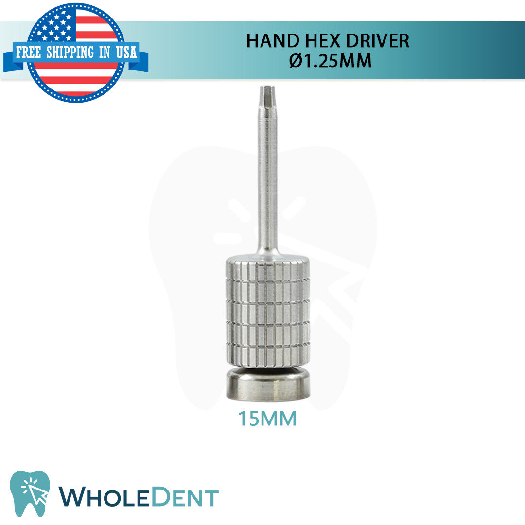 Guided Integral Stopper Drills Kit Dental Drill Hex Driver Tool Internal Hex