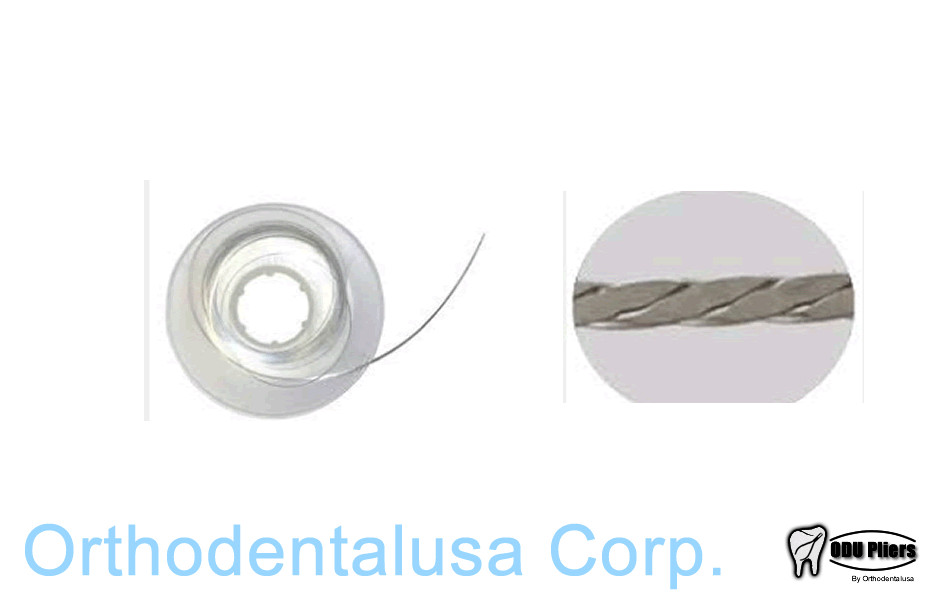 3-Strand Flat Lingual Retainer Wire – 010″x028″ 60 inch spool SS ORTHODENTALUSA