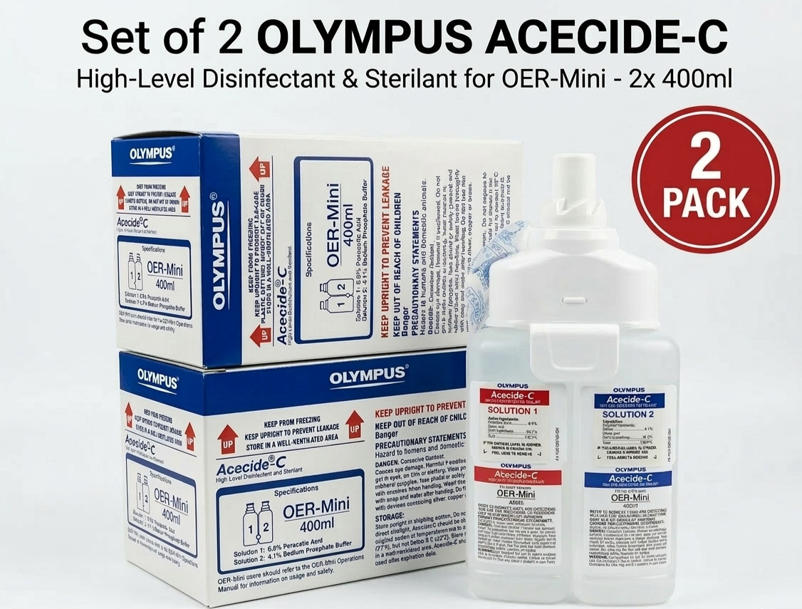 Olympus Acecide-C High Level Disinfectant & Sterilant OER-Mini 400ml 2-Boxes