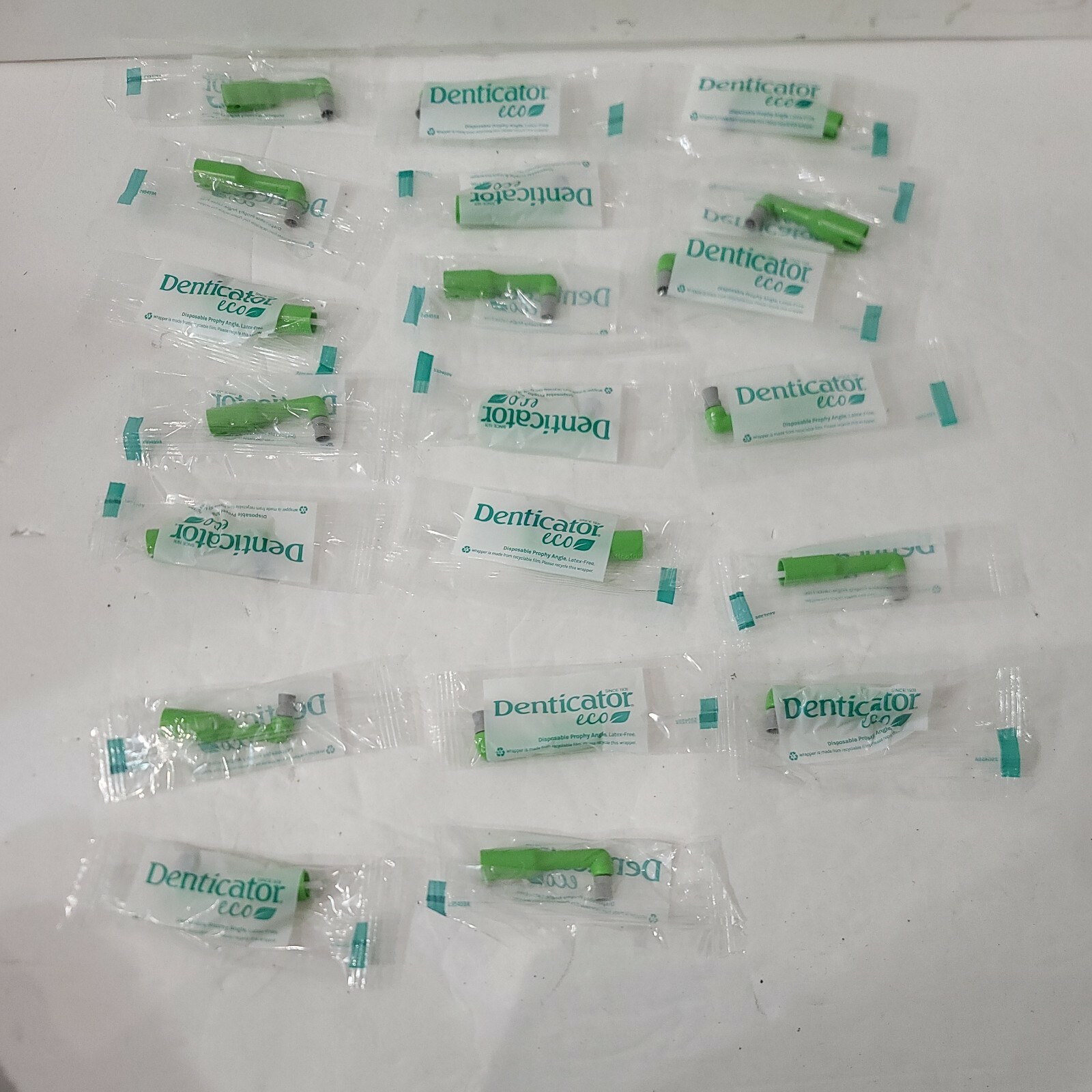 Denticator Eco-Slim Disposable Prophy Angles Soft Cup 20 Count 25% Less Plastic
