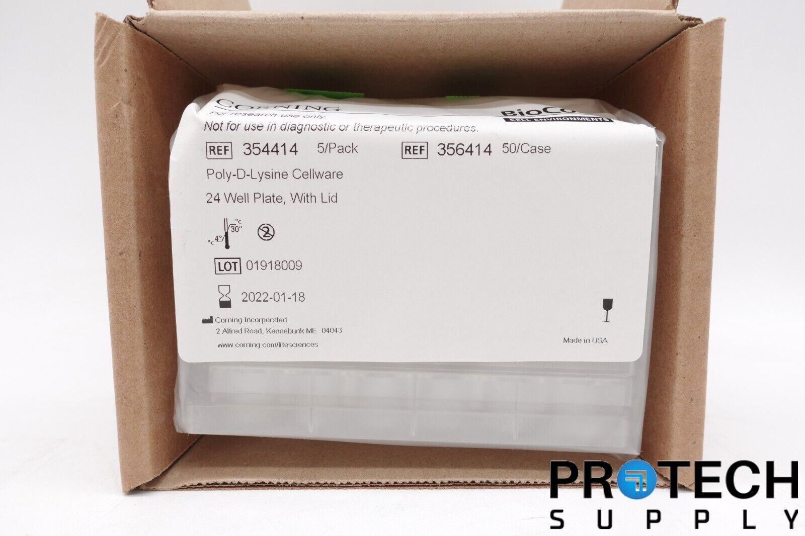 Corning 354414 Biocoat Poly-D-Lysine Cellware NEW
