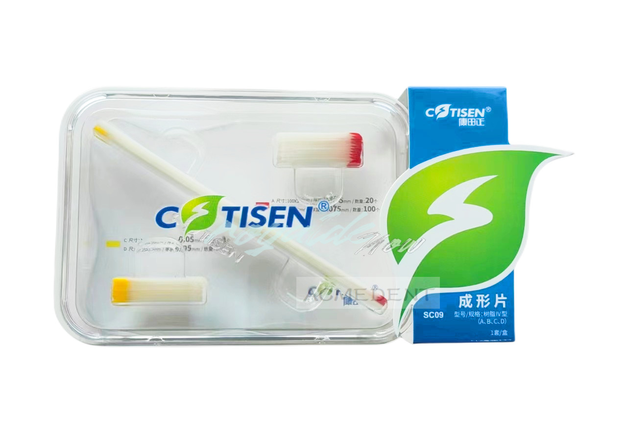 Dental Transparent Strips Matrix Polyester Film CONTISEN Blue Strip Fit Garrison