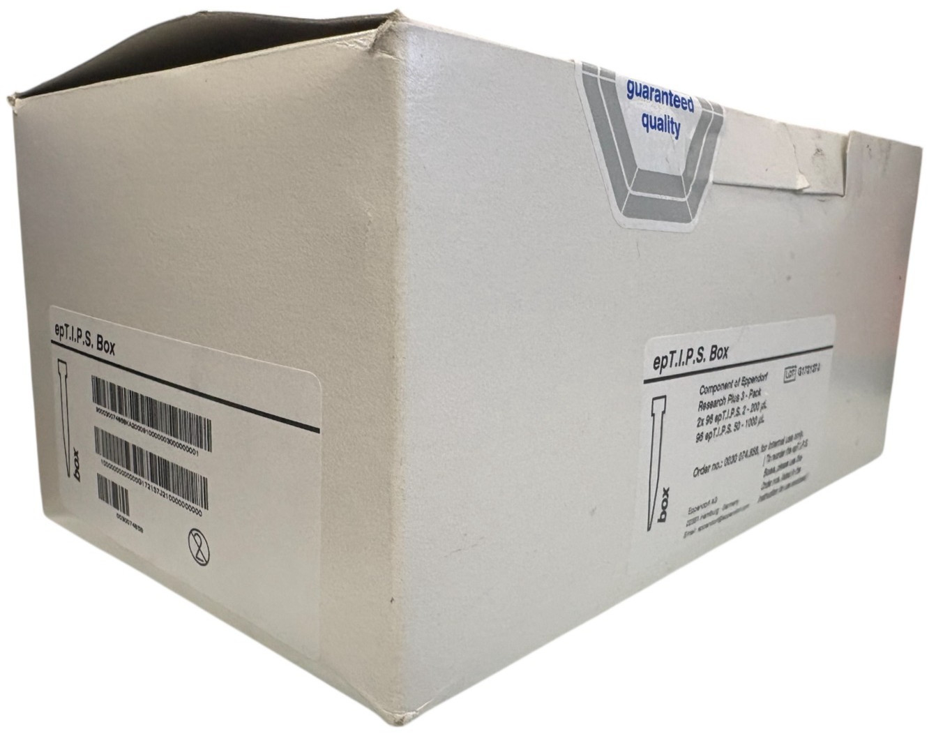 Eppendorf epT.I.P.S. Box, 192pcs (2–200 µL), 96pcs (50–1000 µL), 0030074.858