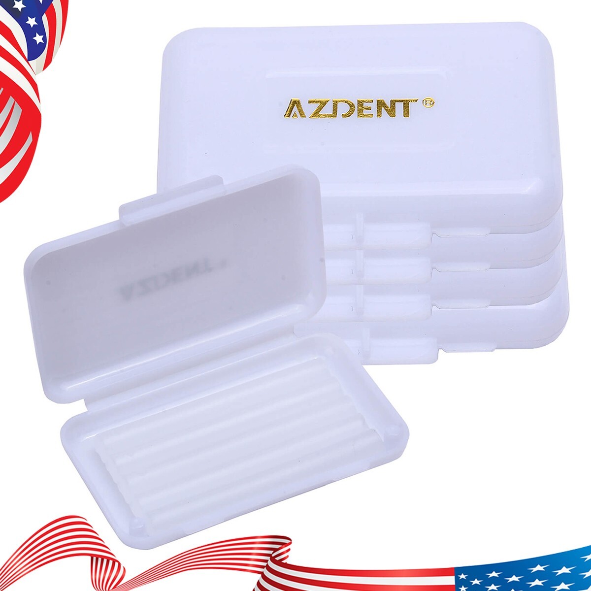 100 Box AZDENT Dental Orthodontic Wax For Bracket Braces Relief Original Scent