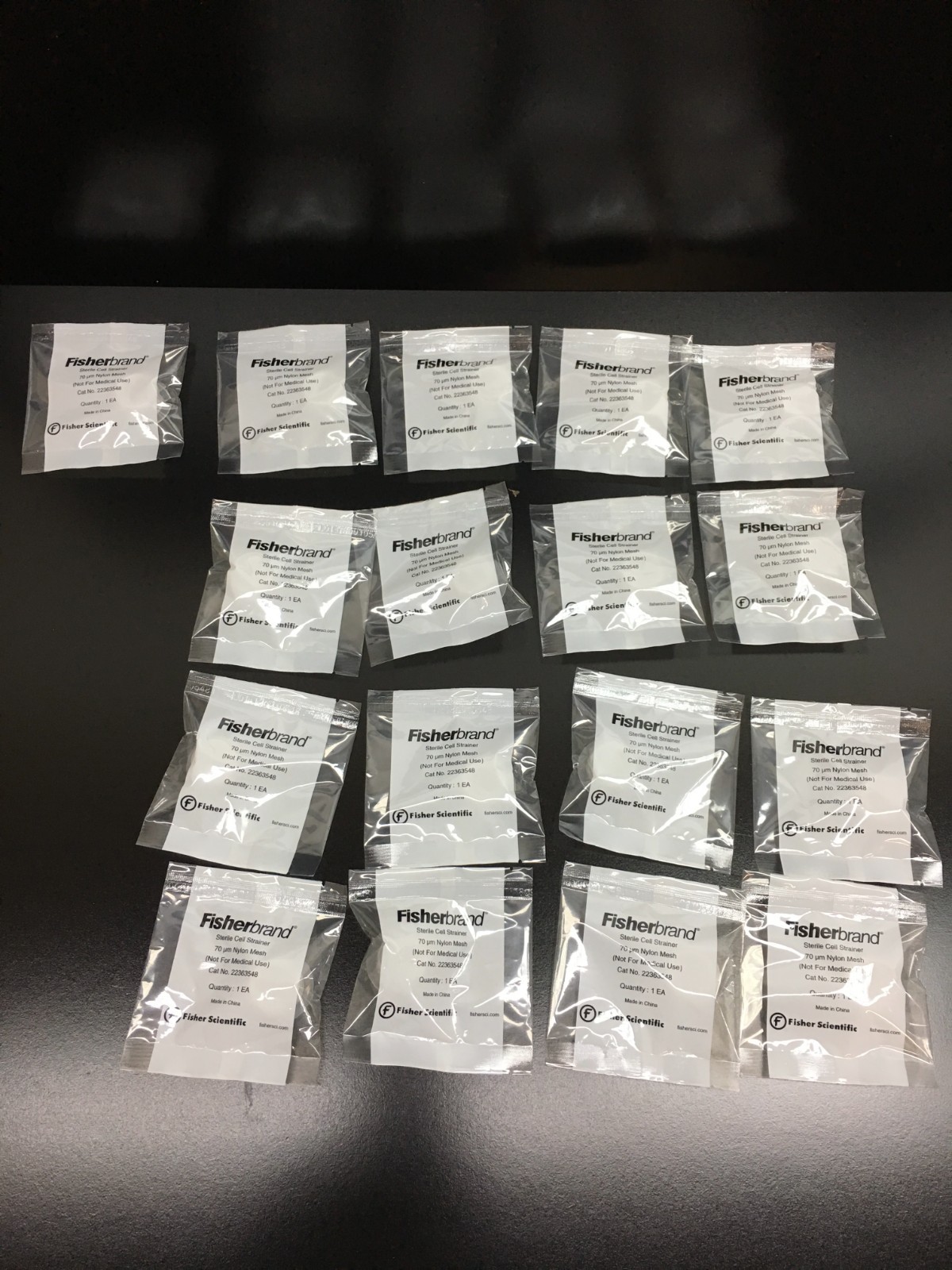 Fisherscientific Cat No 22363548 Sterile Cell Strainer Lot 17 PCS