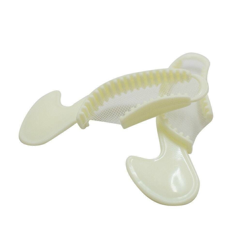 Dental Disposable Triple Impression Bite Registration Trays Mold Posterior Arch