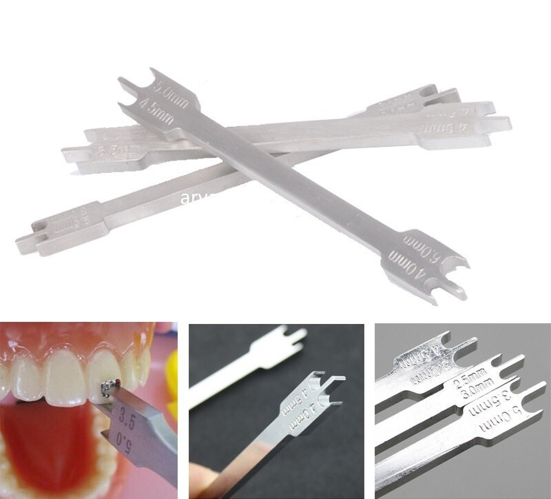 Dental Orthodontic Brackets Positioner Adjustable Locator High Precision Gauge