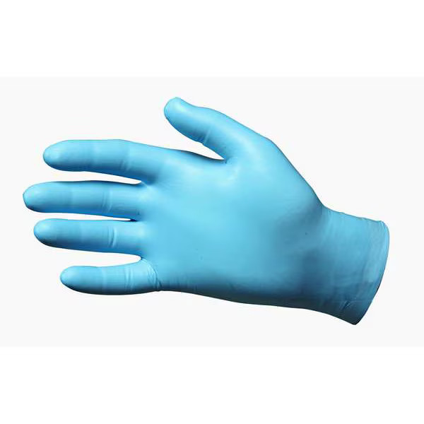 Showa 8005PF, Disposable Gloves, 8 mil Palm, Nitrile, Powder-Free, L, 50 PK,