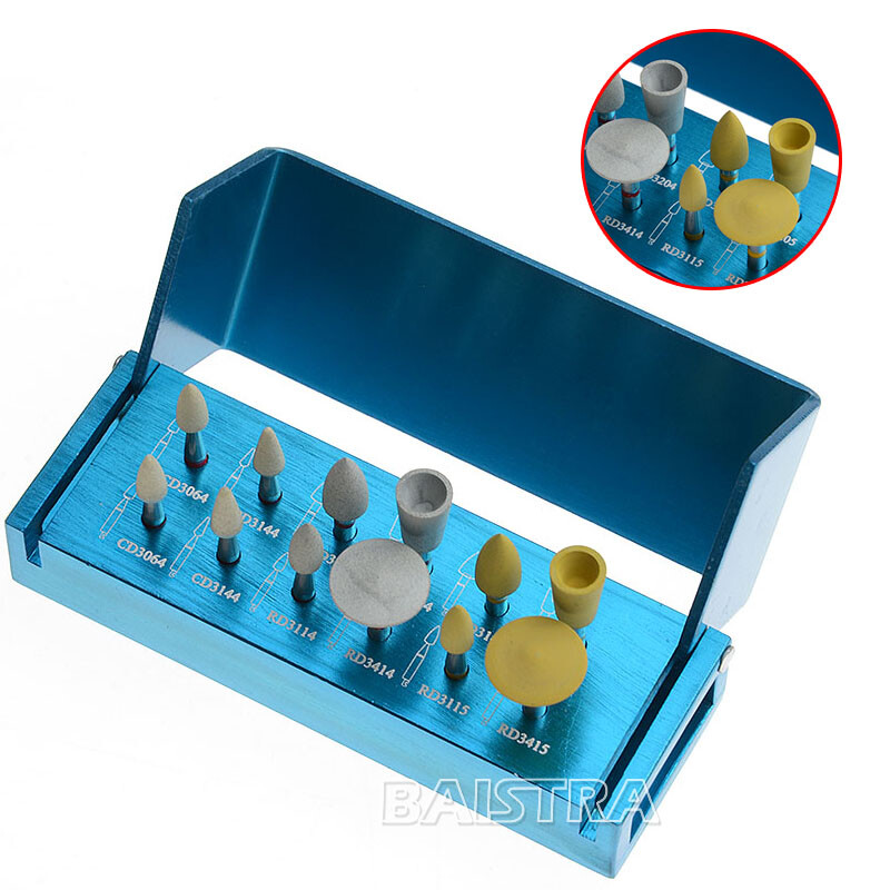 Dental zirconia polishing wheel diamond Burs RA2.35mm Kits/Low Speed Handpiece