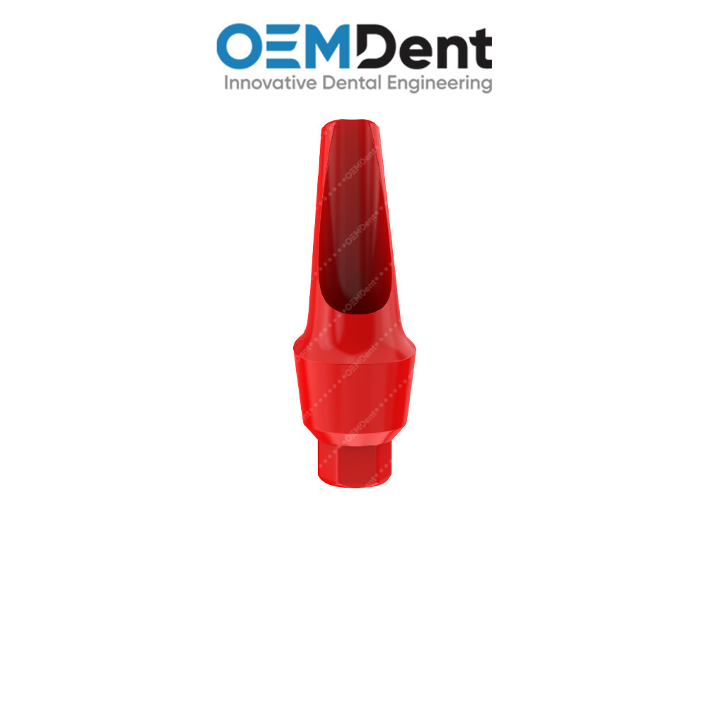 Angulated Anatomic Castable Prosthetic 15° – Zimmer® Int Hex 2.42mm Compatible