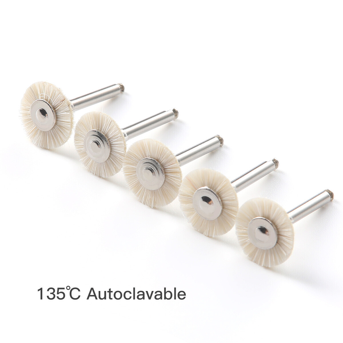 Dental Composite Polishing Polisher HP Wheel Rubber Diamond RA Cotton Goat Hair