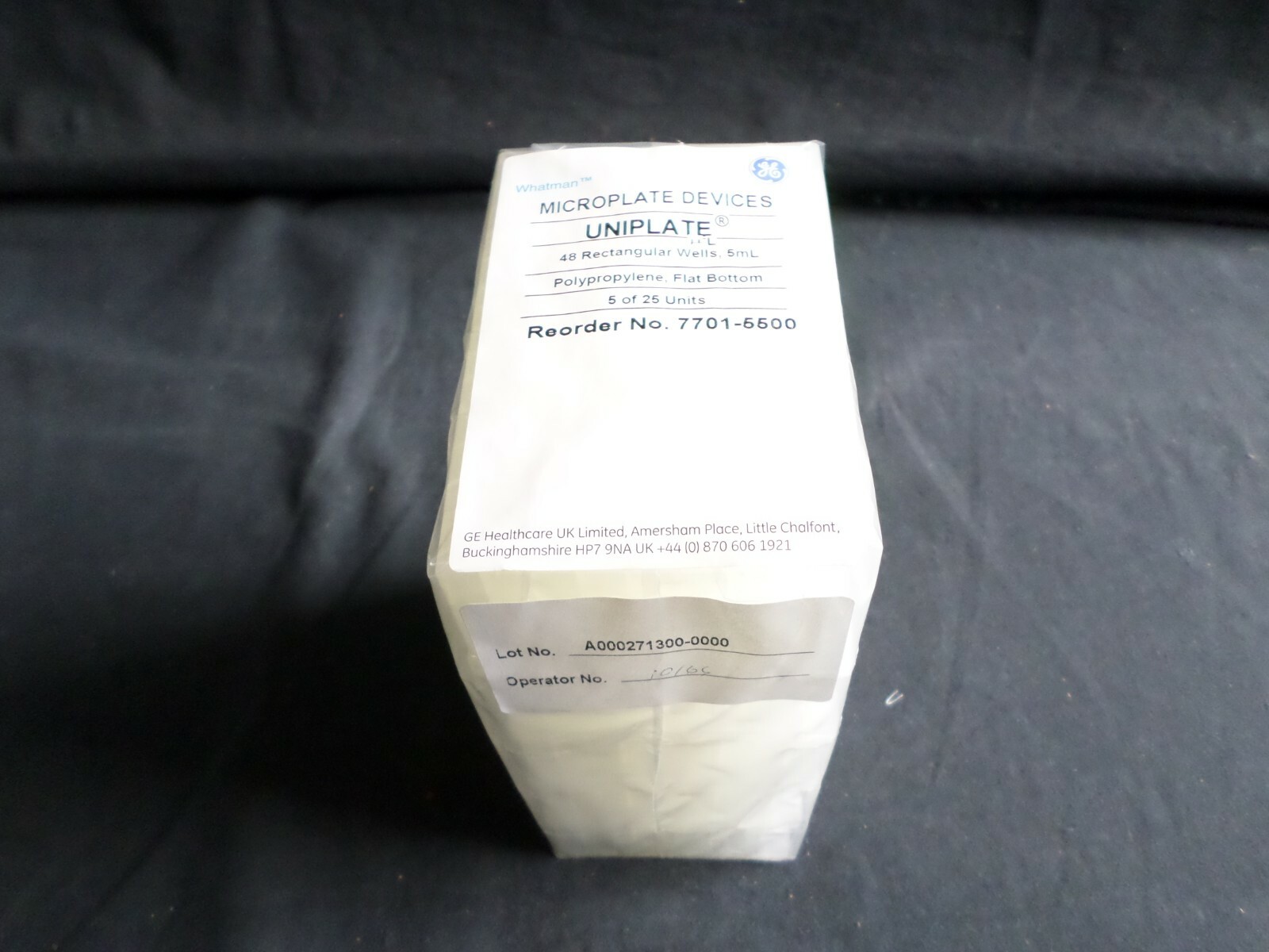 (5) Whatman 5mL 48-Well Microplate Devices Uniplate, PP, Flat Bottom, 7701-5500