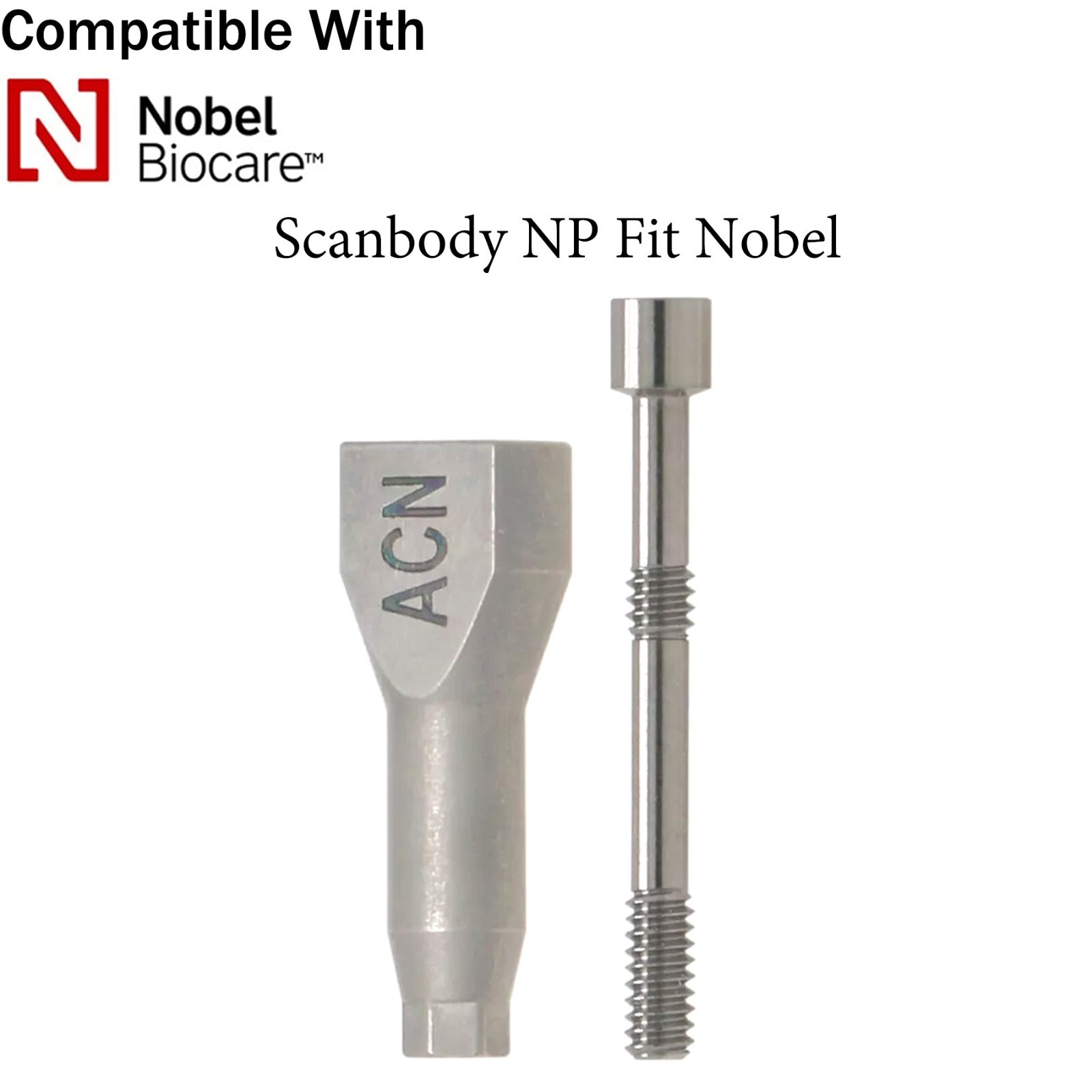 Dental CAD/CAM Implant Scan Body Fits Hiossen Osstem Nobel Active Straumann ITI