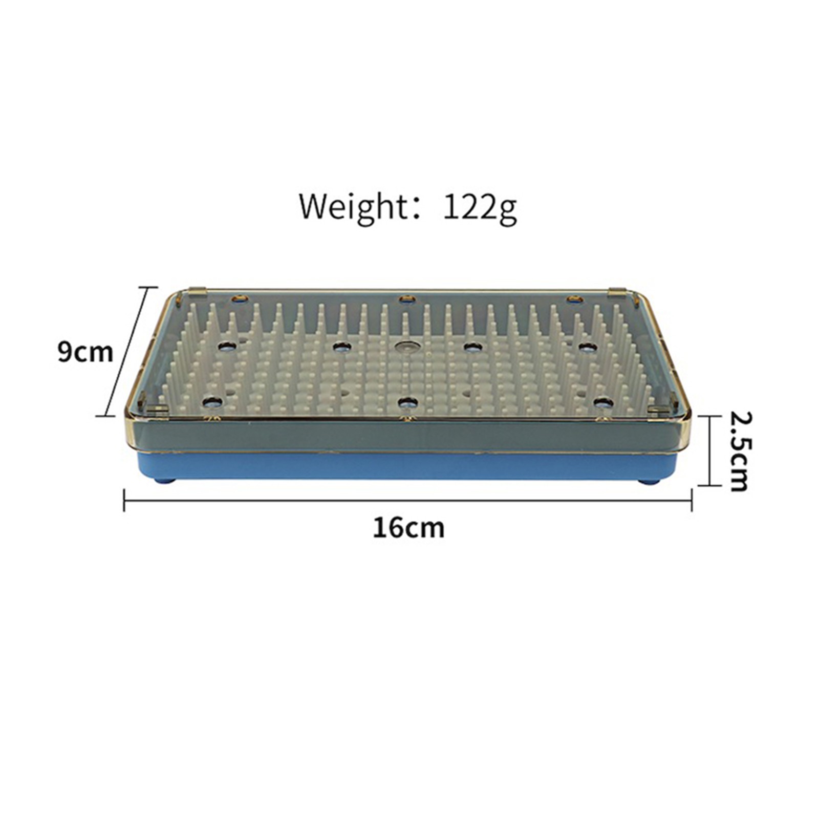 Small Size Dental Silicone Sterilization Tray Case Single Layer Disinfection Box