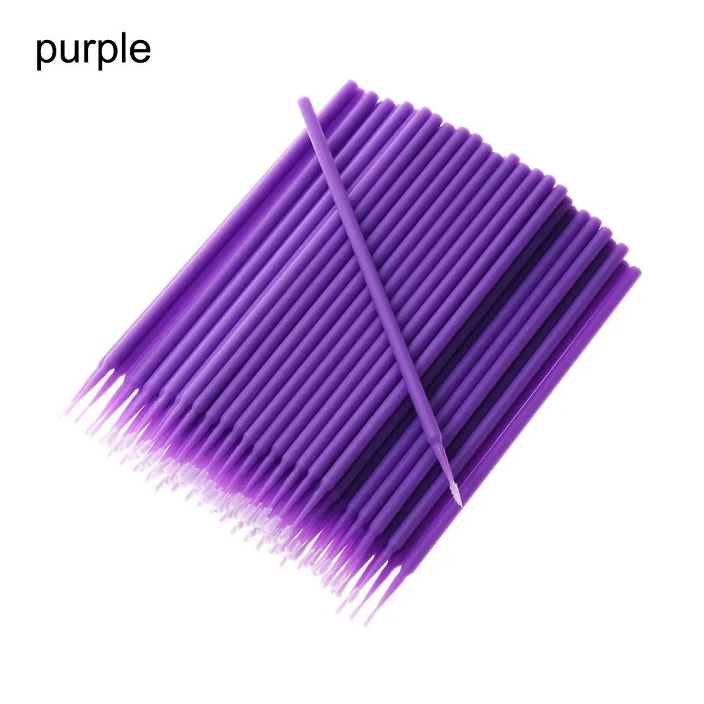 100 Microbrush Micro Brush Applicator Tips Regular, Fine, Super Fine Dental