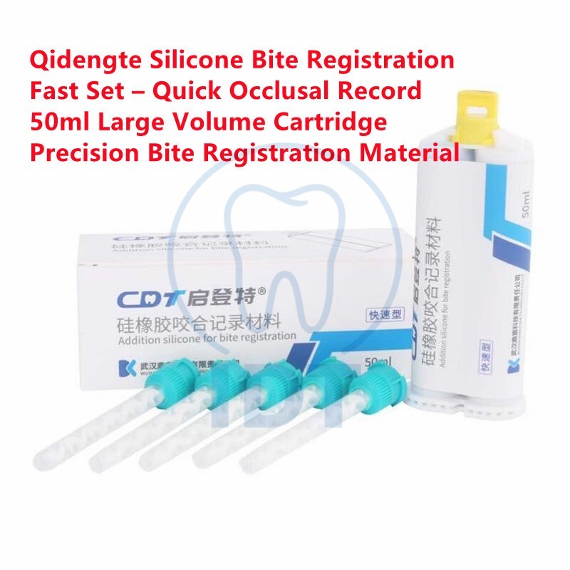 QiDent Silicone Bite Registration Material Fast Set 50ml Dental Impression