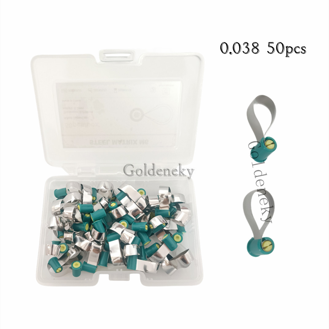 50Pcs/Box Dental Reel Type Matrix Bands Matrices Dead Soft 0.038 Stainless steel