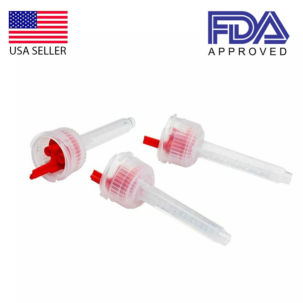 NEW Sultan Red Mixing Tips for Genie Low Viscosity, 50/Pk (Replace Yellow Tips)