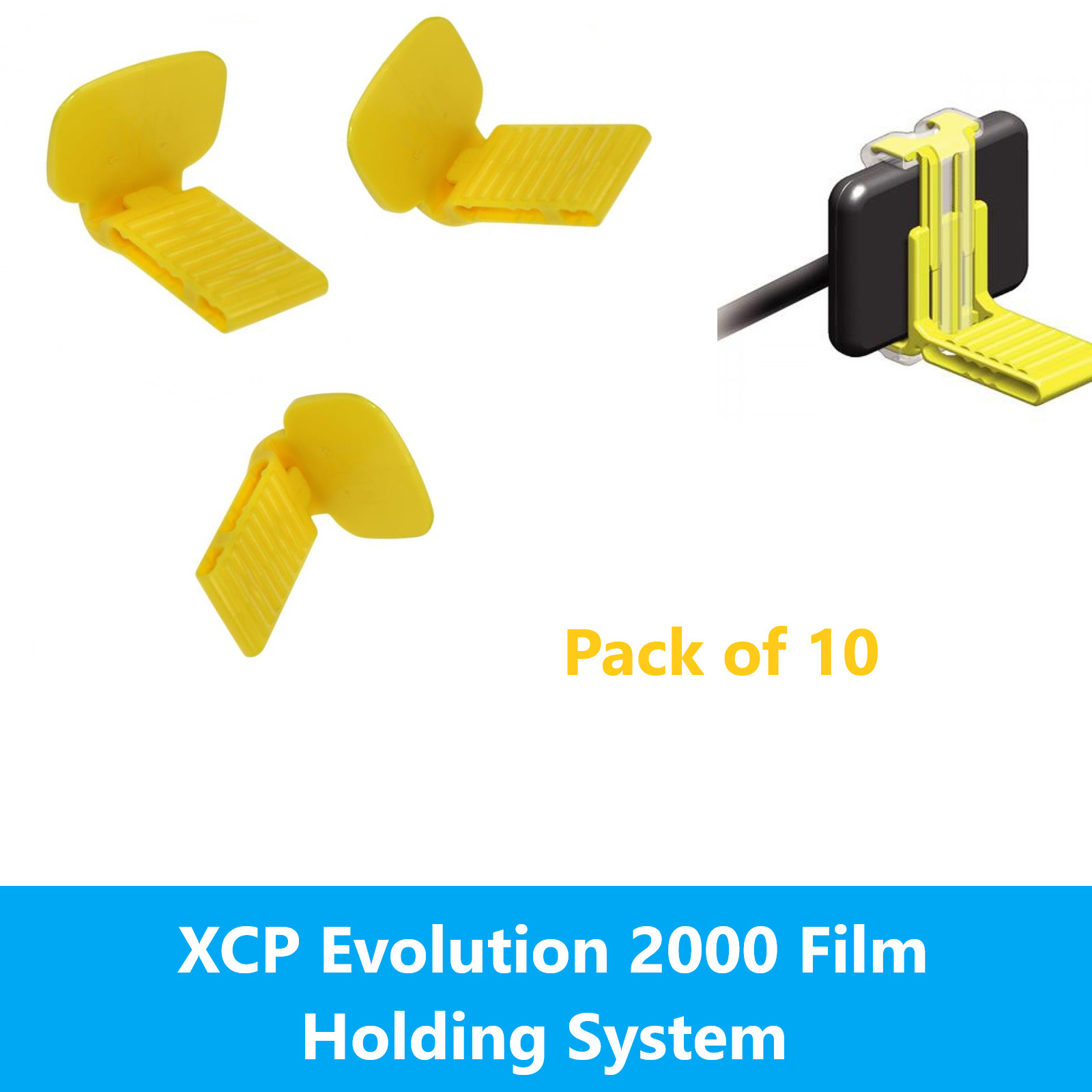 Dental XCP Evolution 2000 Posterior Kit: Arm, Aiming Ring, Biteblock Yellow
