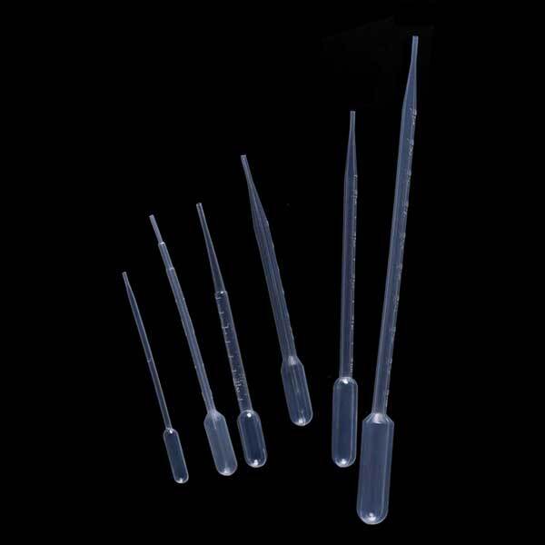 0.2ml – 10ml Single-use Pasteur Plastic Transfer Pipettes Dropper Lab Supply