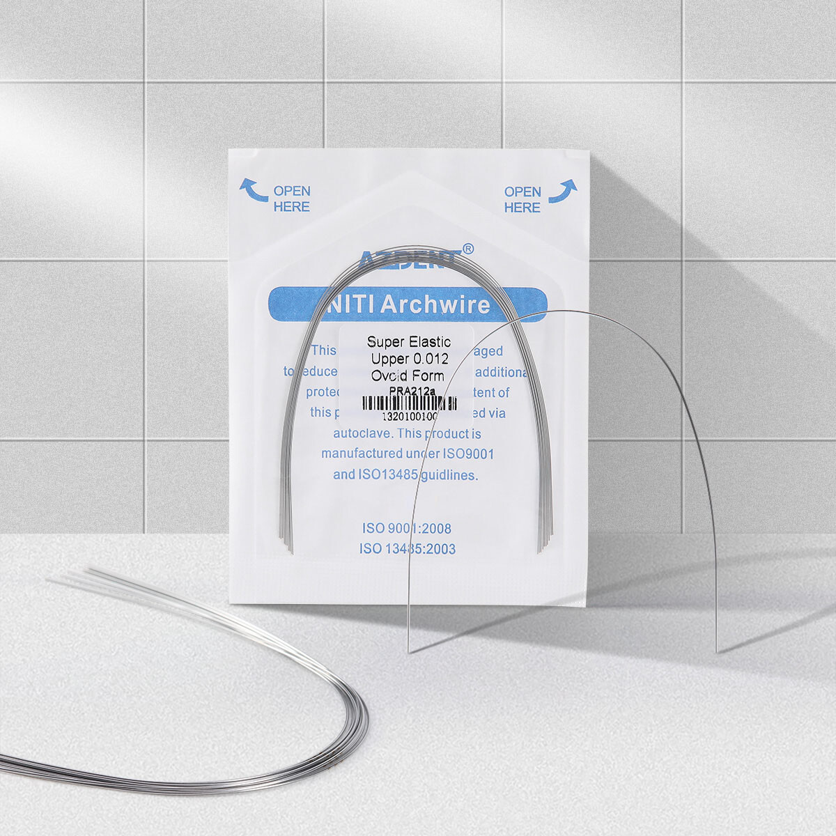10pcs/kit AZDENT Dental Orthodontic Super Elastic Niti Arch Wire Oval Form