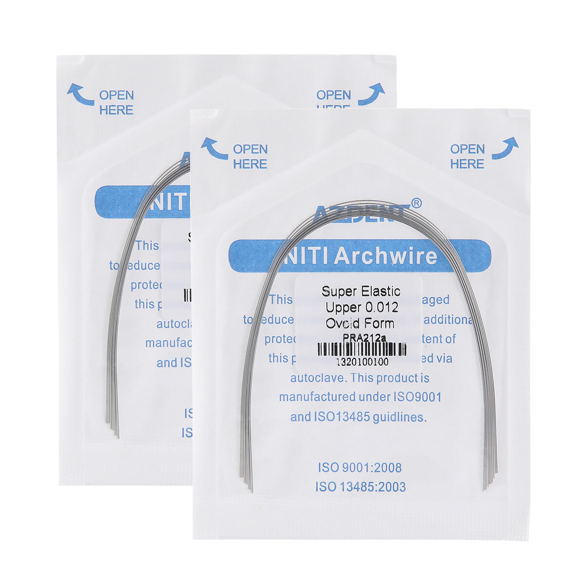 AZDENT Dental Ortho Brackets Braces /Niti Round Arch Wires/1st molar Buccal Tube