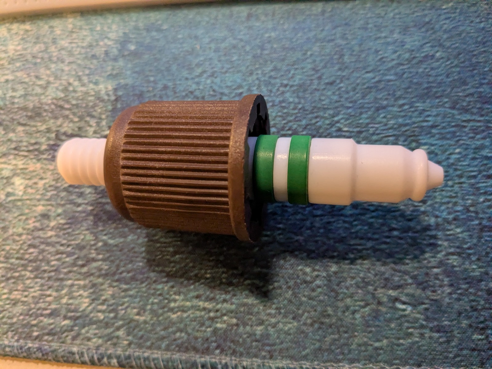 NEW /openbx CHEMGLASS PTFE 0-8mm Chem Chem-Vac High Vacuum Valve Plug Old Style