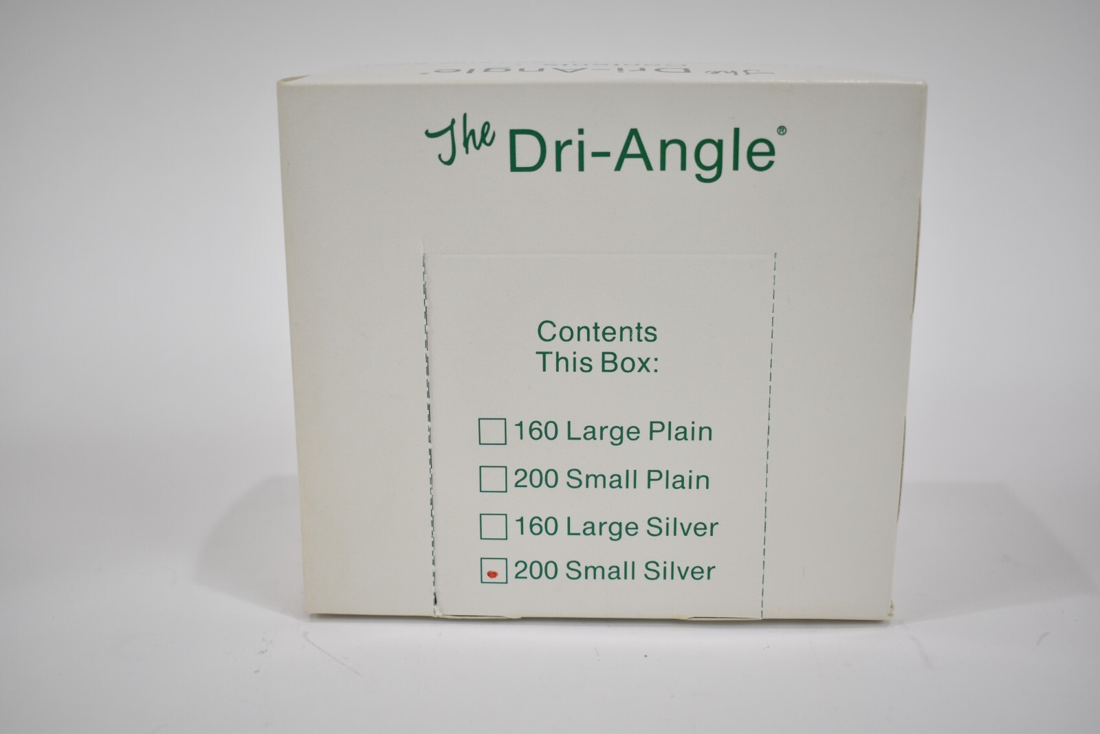 Dri-Angle Cotton Roll Alternative, Silver Coated Dental Procedure Supply 3 BOXES