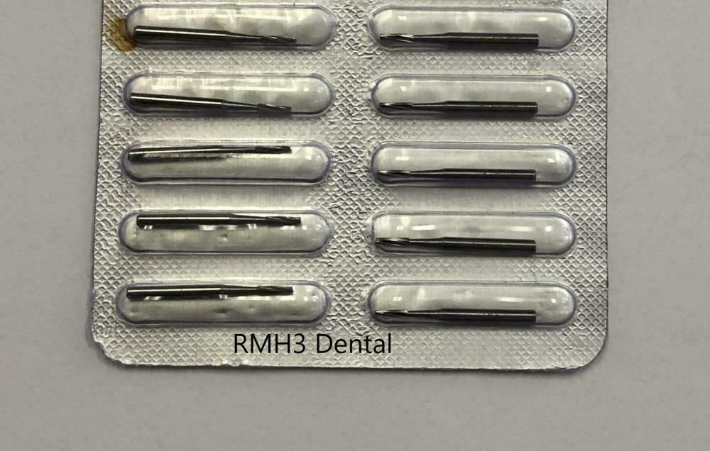 Dental Carbide Burs FG 169, FG 556, FGOS 557 Friction Grip High Speed 10/pk
