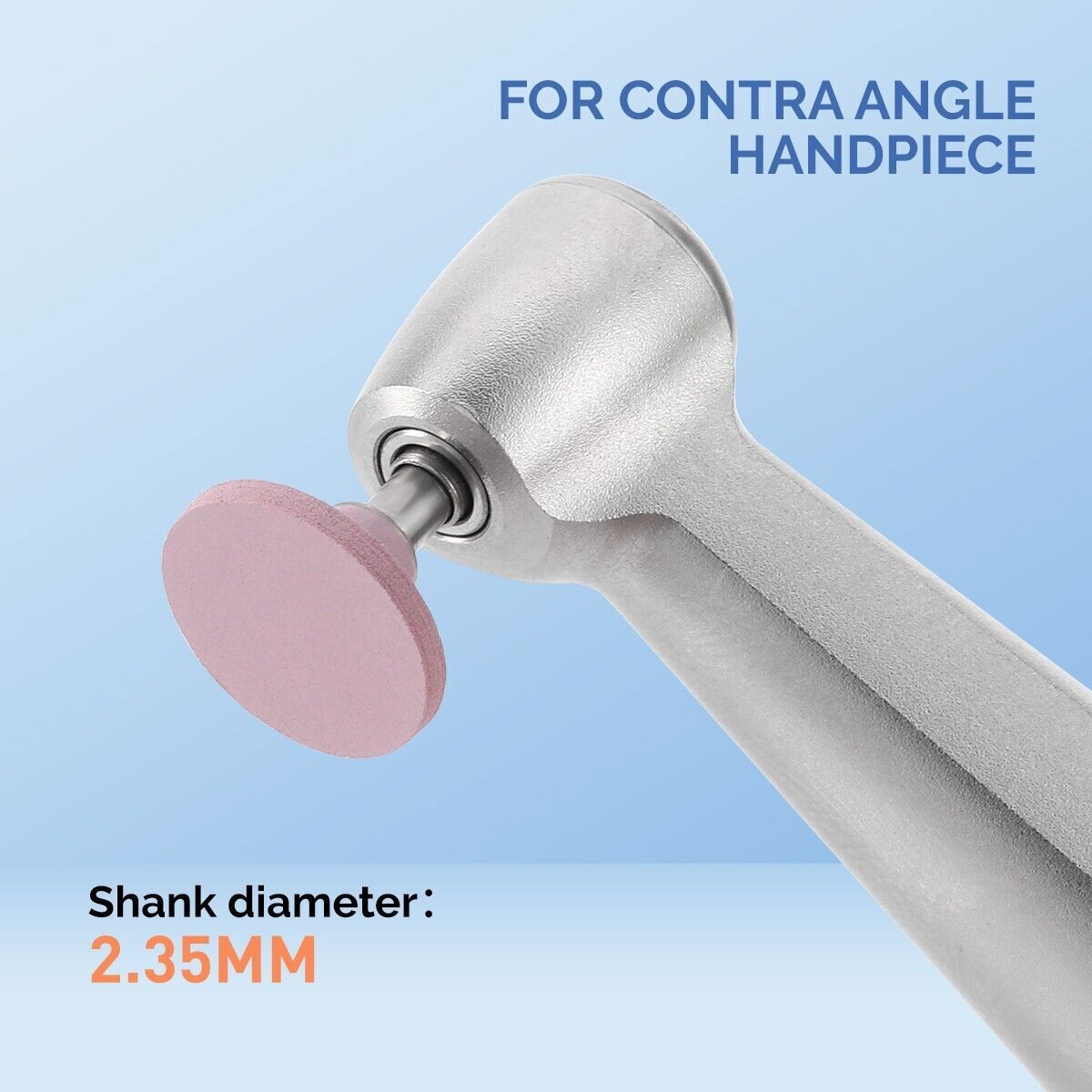 AZDENT Dental Composite Polishing Wheel Discs Burs Kit RA 2.35mm 12pcs/pack