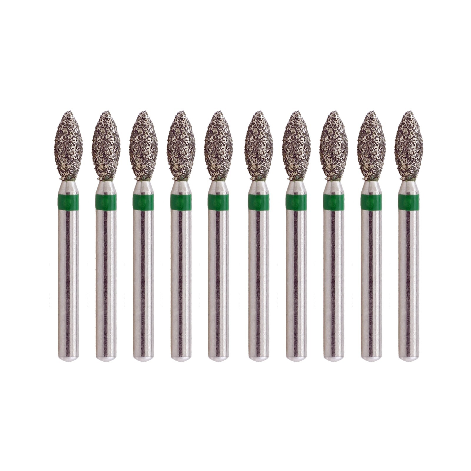 Dental Diamond Burs Football Dia FG 368/023C Pointed Coarse Grit High Speed Burr
