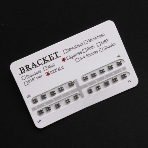 Dental Bracket Ultrathin Monoblock MIM Edgewise ROTH MBT 022 018 345 Hook