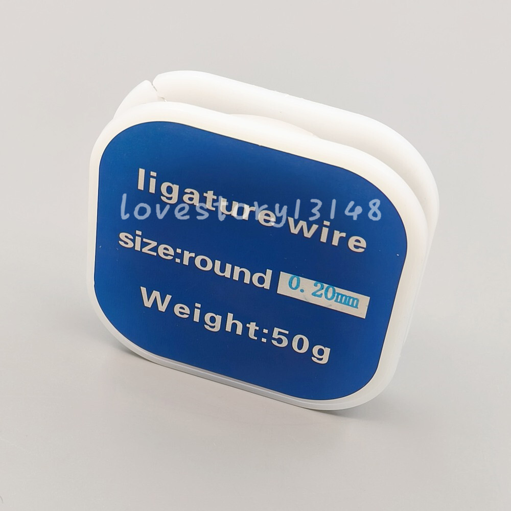 3 Types of Orthodontic Dental Stainless Steel Wire Ligature Wires 0.2/0.25/0.3mm