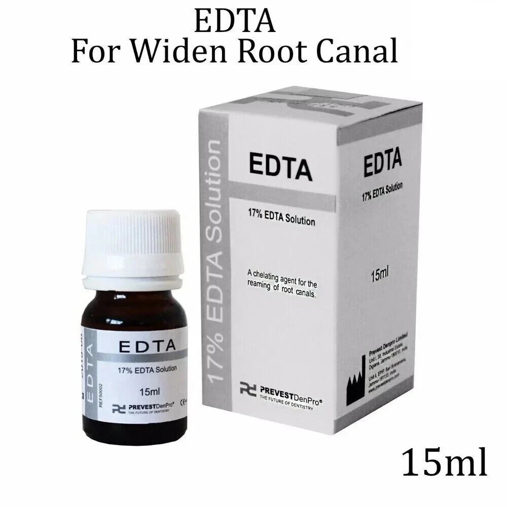 Denpro EDTA Solution 15ml 17% The Future Of Dentistry For Dental (Free Shipping)