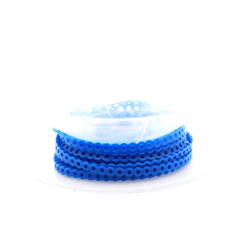 Dental Orthodontic Elastic Rubber Power Chain Braces Bands Short/Long/Continuous