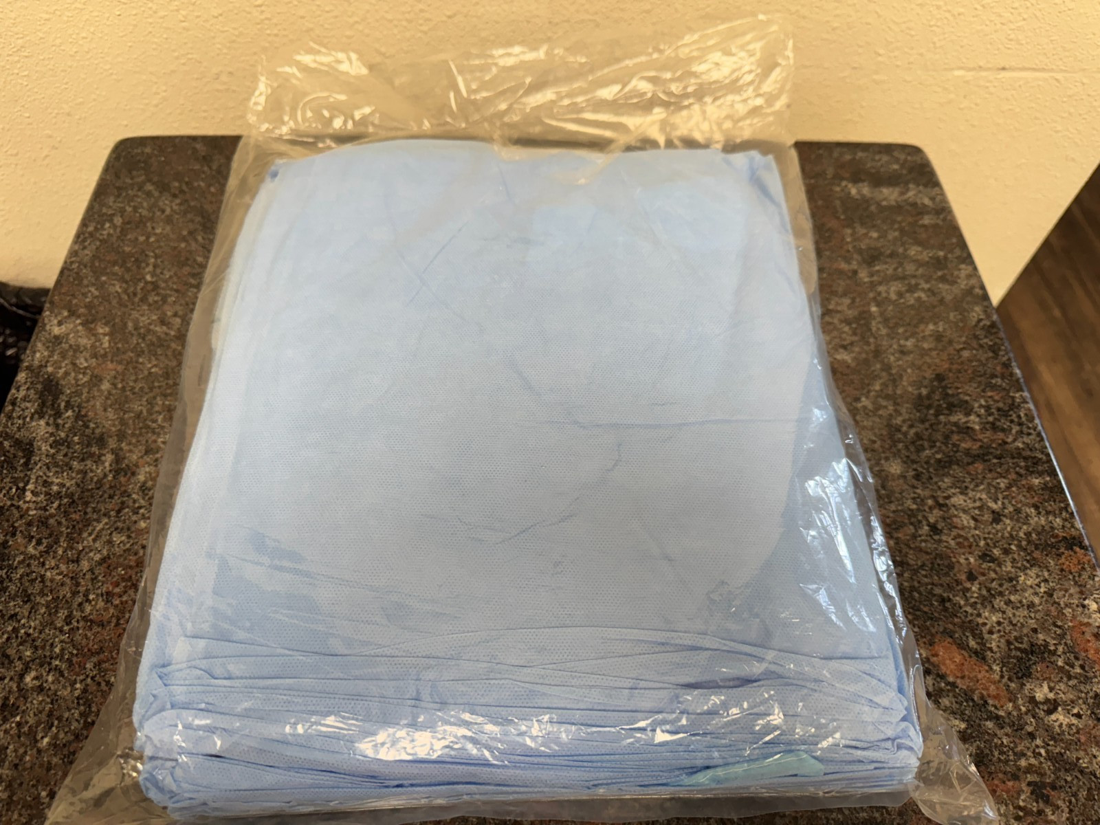 Isolation Gowns – Blue – One Size, Lot of 10