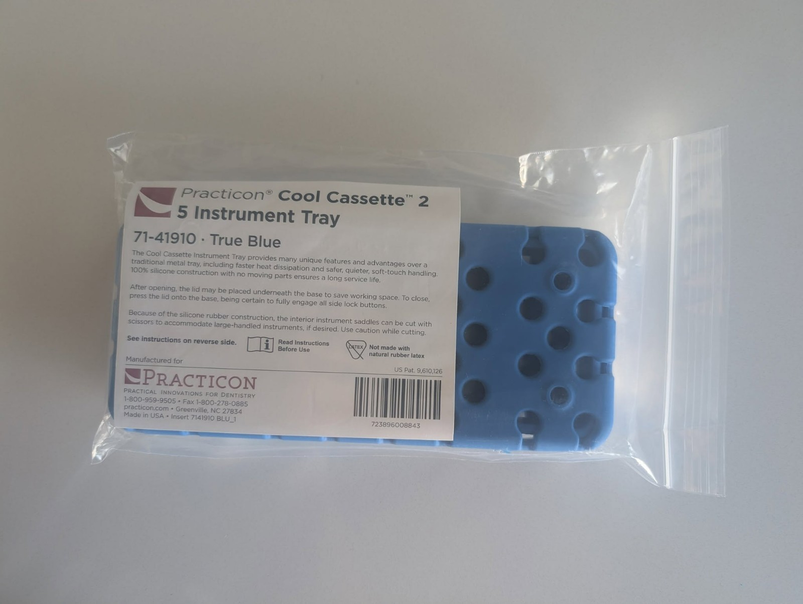 Brand New – Practicon Cool Cassette 2 – 5 Instrument Try, True Blue
