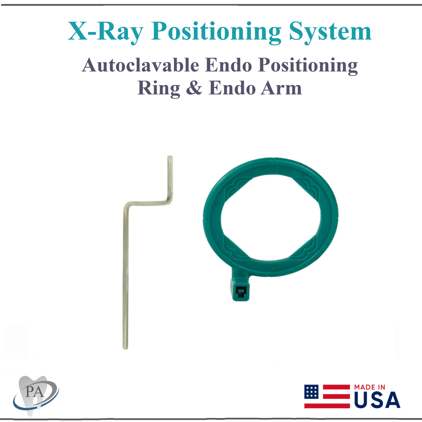 Dental X-Ray XCP-DS FIT XCP-ORA Rinn Replacement Endo Arms & Endo Ring, Green