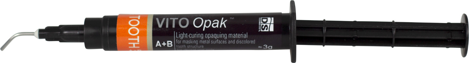 VITO Opak Light-Curing Opaquing Material – 3g Syringe, Dispensing Tip Needle x 3