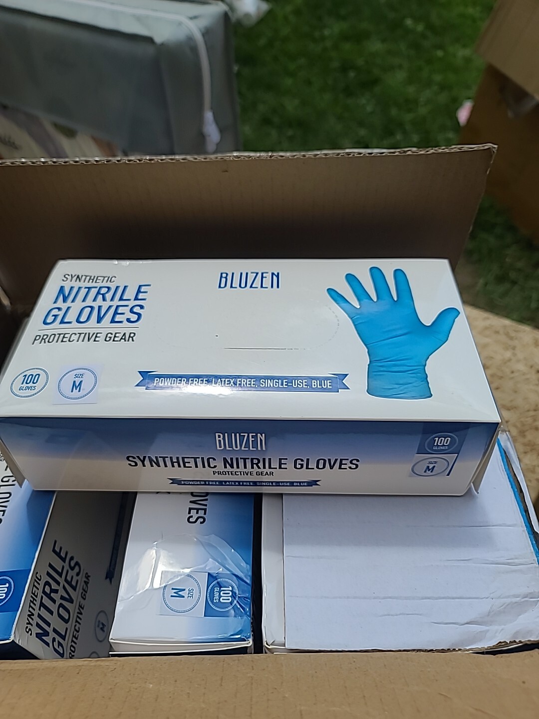 BLUZEN Disposable Nitrile Gloves Premium Extra Strong Powder/ Latex Free 1000 pc