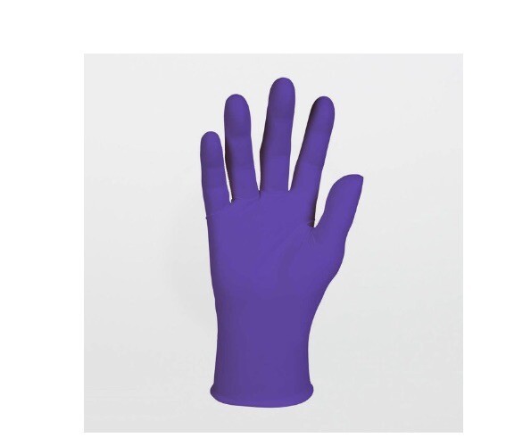(90/Pk) KIMTECH Disposable Nitrile Exam Gloves – Size X-Large – Purple 55084