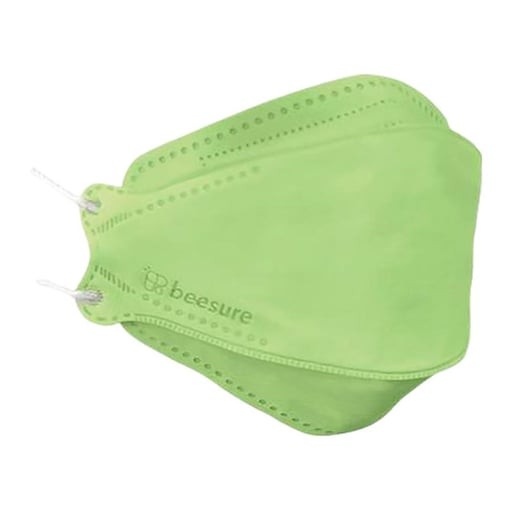 Cranberry BE2610 BeeSure Radiant Face Masks ASTM Level 3 Lime 40/Pk