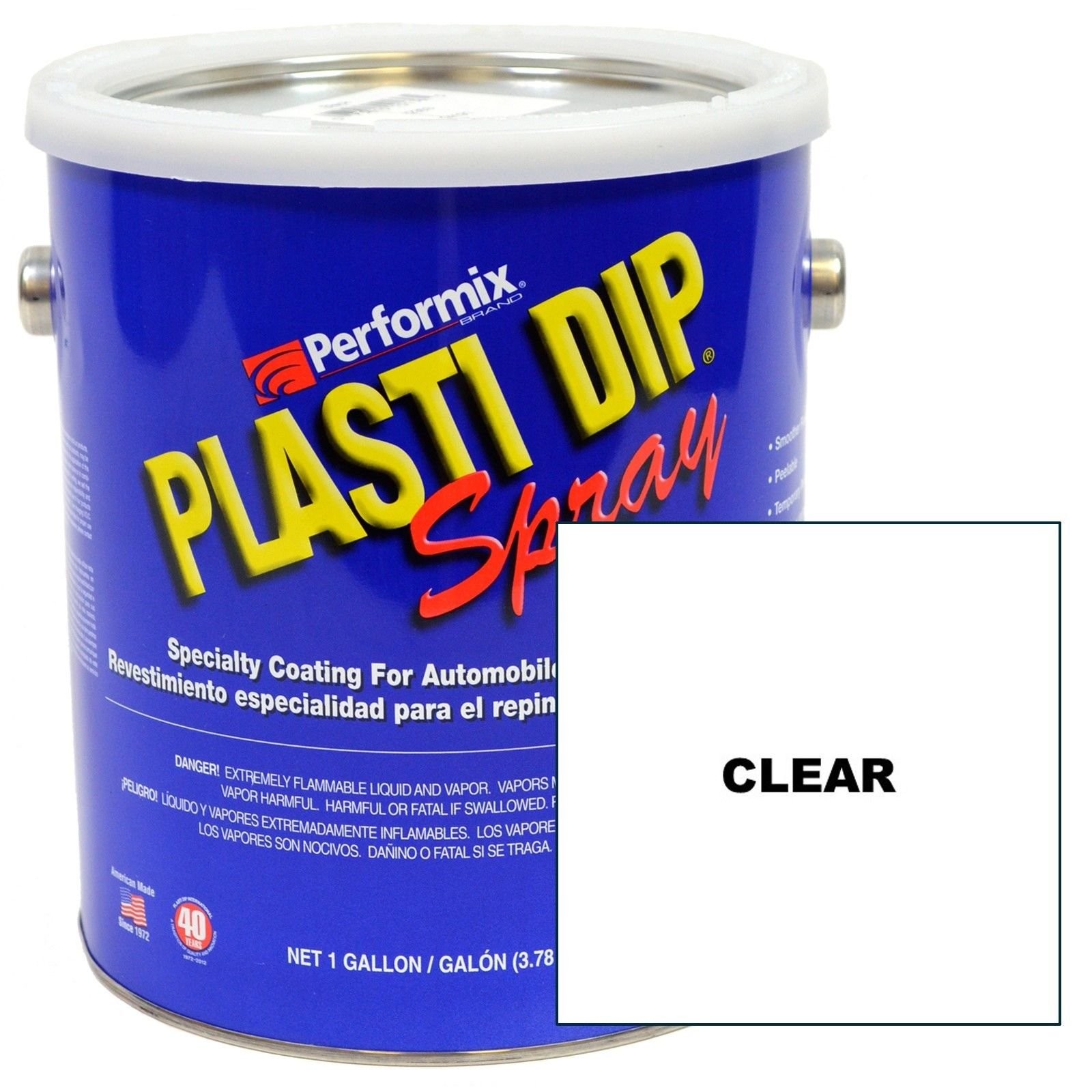Plasti Dip Clear Multi-Purpose Rubber Coating Sprayable One Gallon