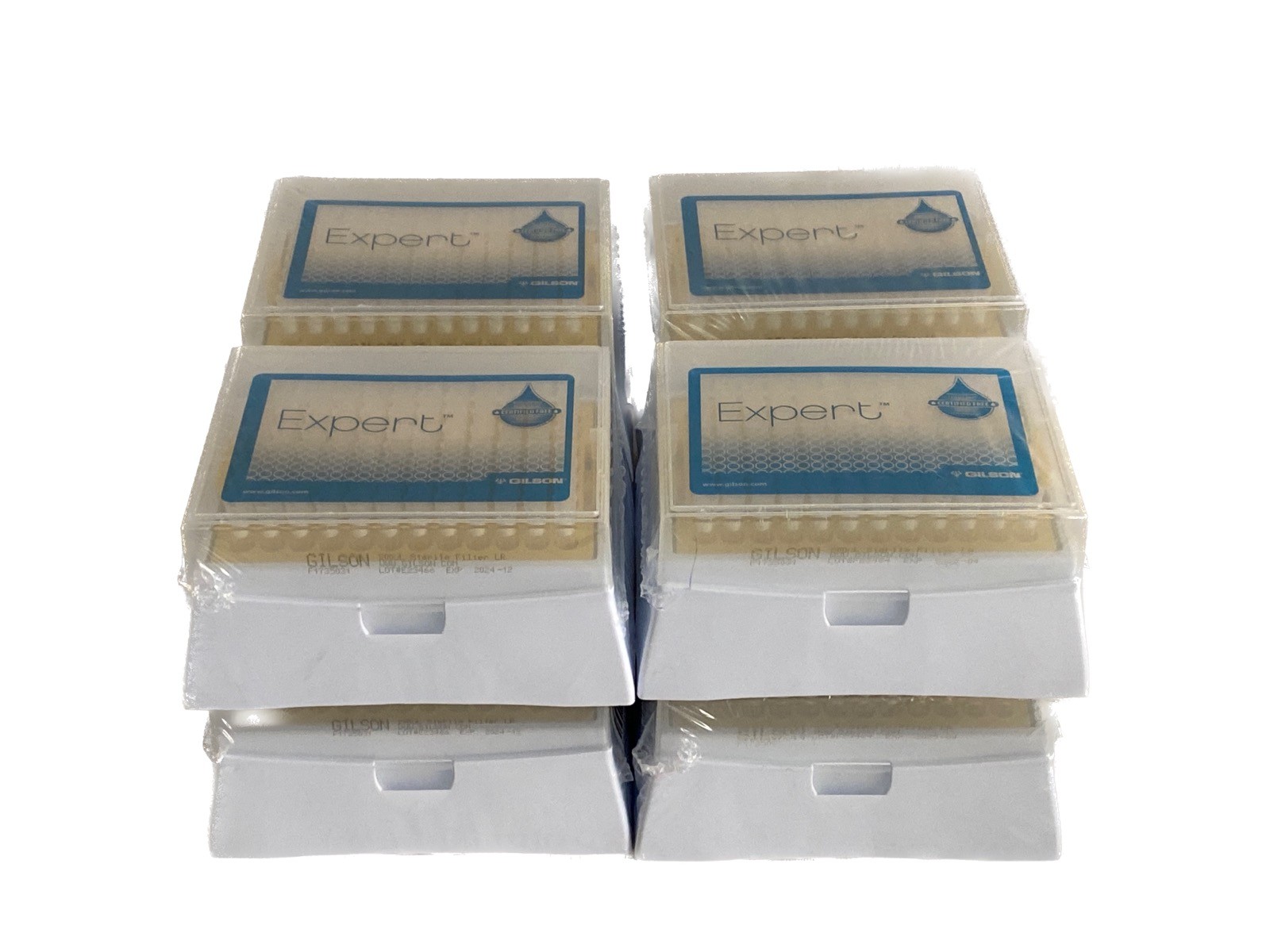 (768/Pk) GILSON Expert 200uL Universal Filter Pipet Tips 8×96 EF200ST F1735031
