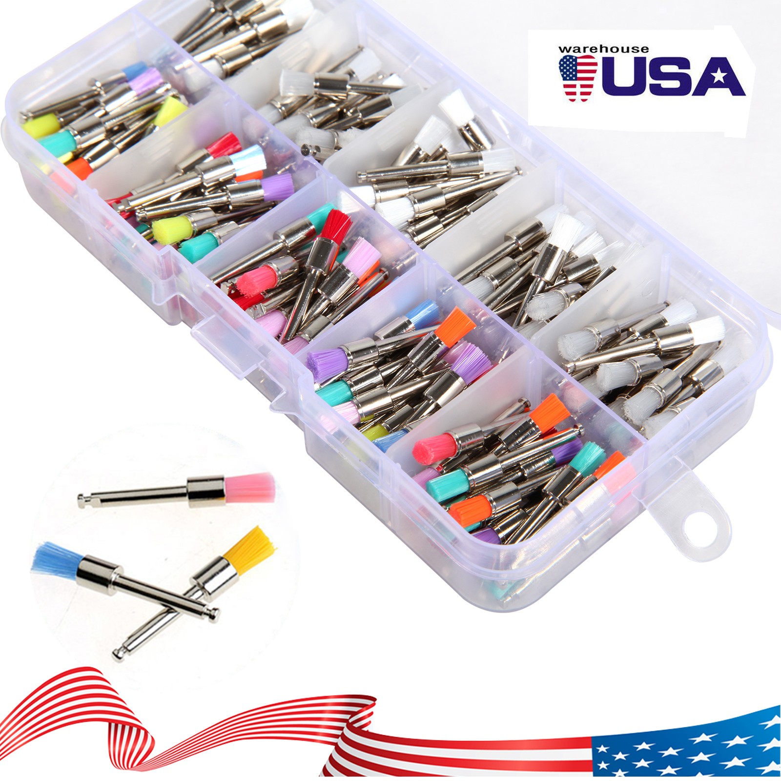 5PCS Dental Surgical Long Burs 557L 25mm Shank Tungsten High Speed Carbide Bur